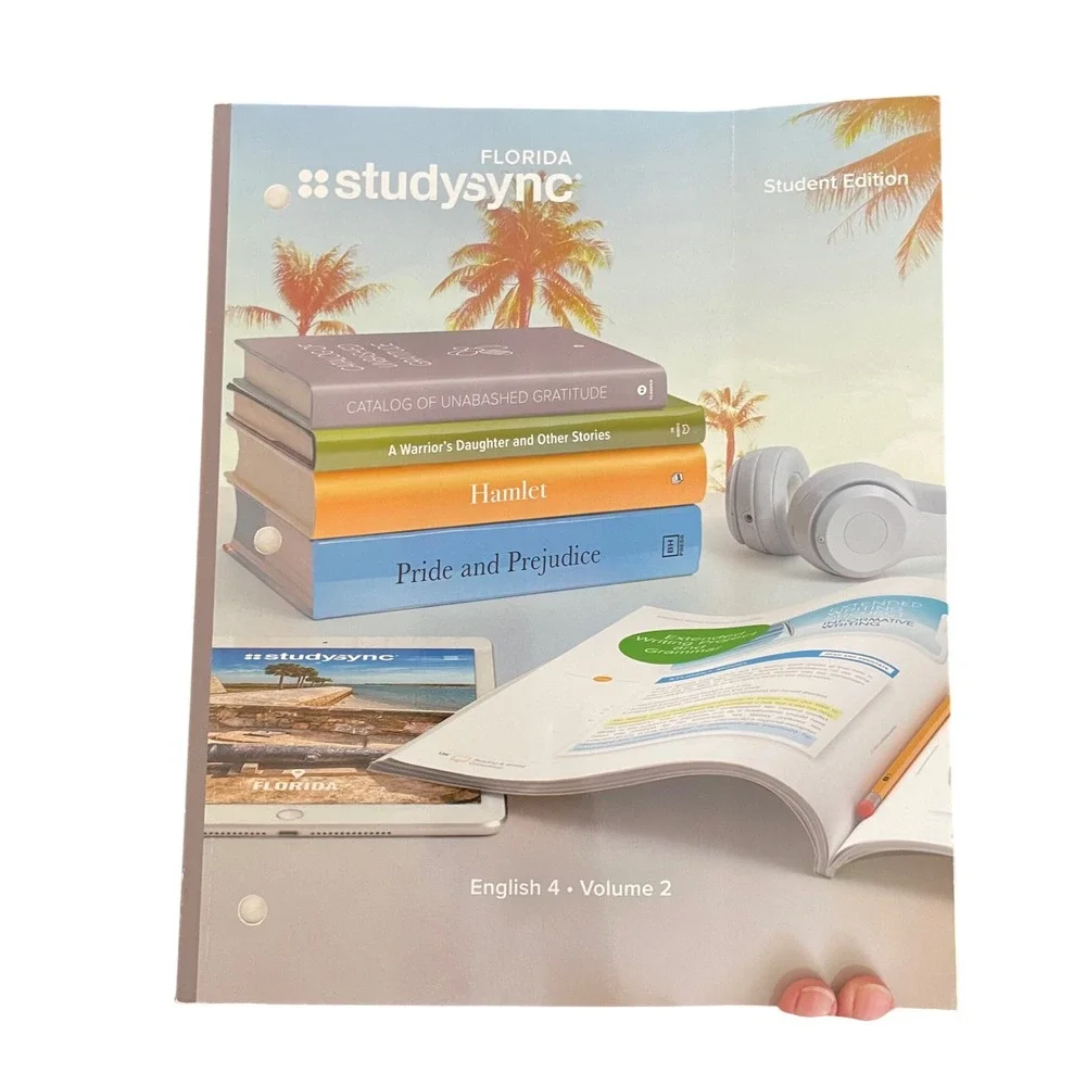 Florida StudySync English 4 Volume 2 Student Edition Textbook 9781950533589